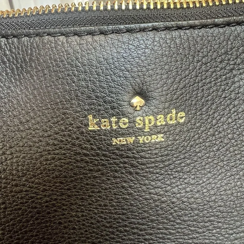 Kate Spade Black Kensington Charles Street Leather Shoulder Bag NWOT